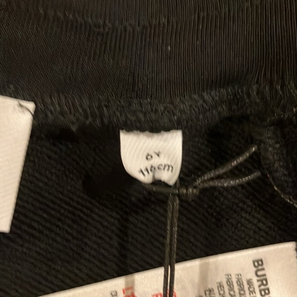 New! - Authentic Burberry Boy's Nolen Jogger Pants - Picture 8 of 9